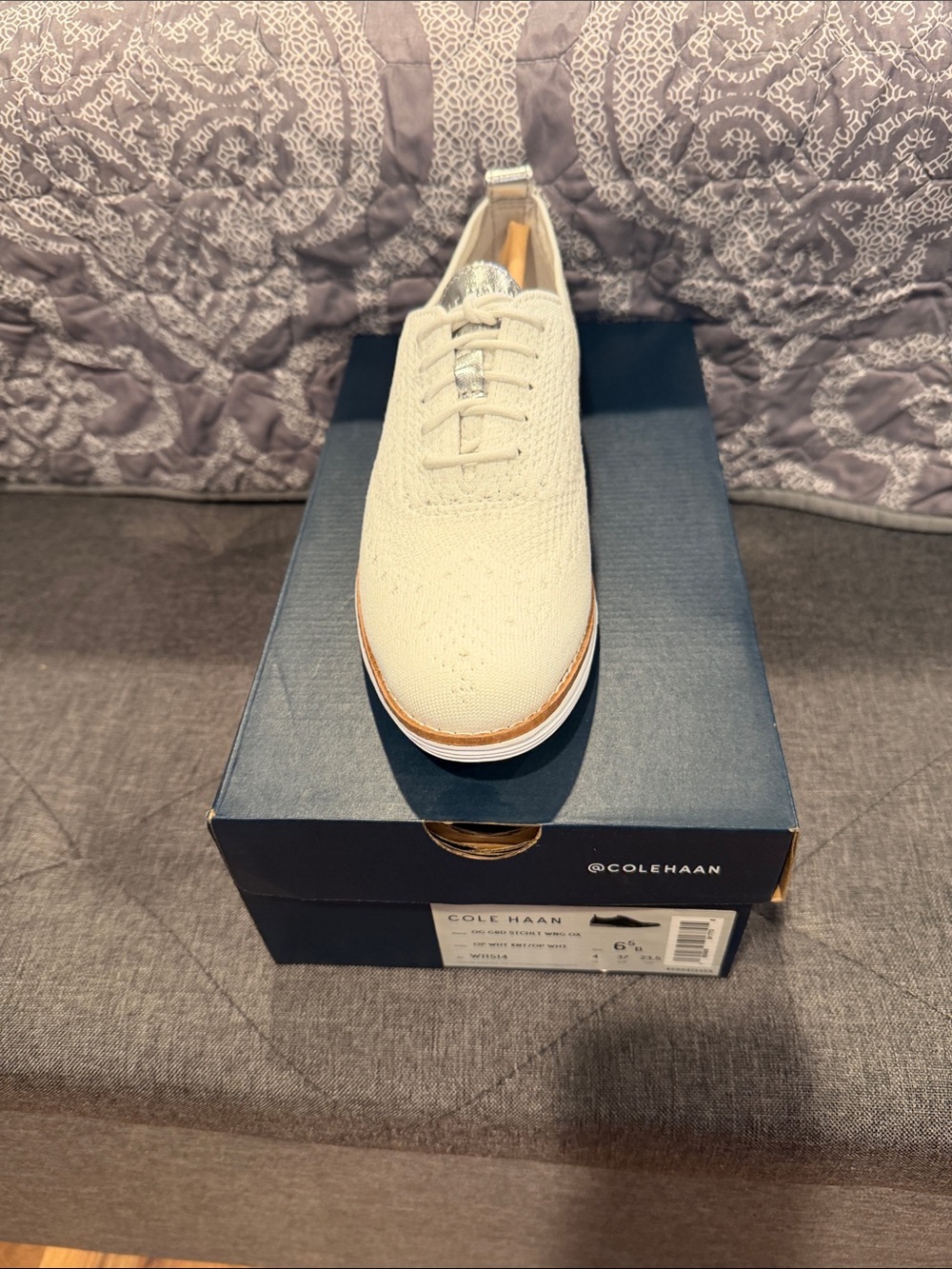 Cole Haan women’s knit Oxford Sneakers - Cream